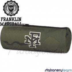 2018 Stationery Team Кръгъл несесер Franklin Marshall 00900 Green 2018 Stationery Team Кръгъл несесер Franklin Marshall 00900 Green